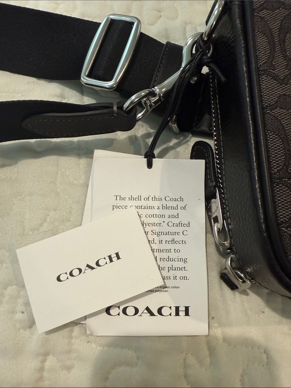 Coach Stanton Crossbody Bag in Signature Print - Picture 2 of 5